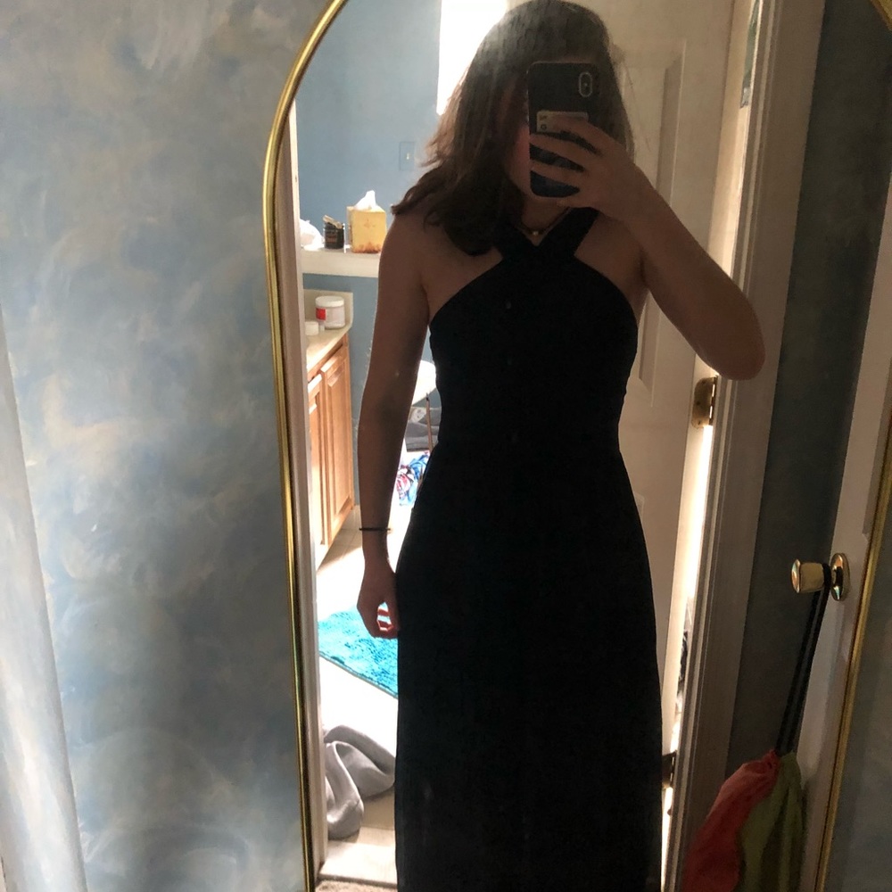 Navy blue dress